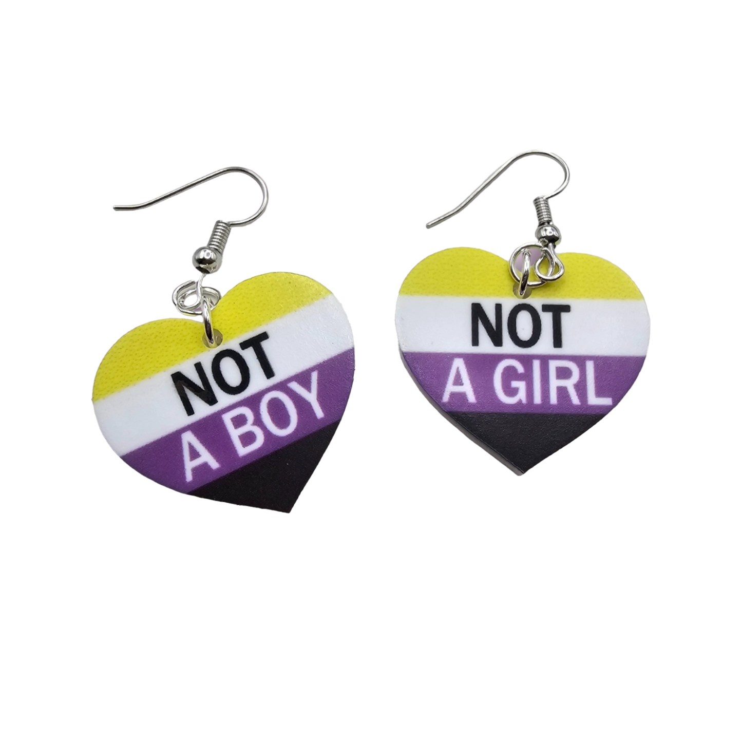 RatQueenLabs - Not a Boy/Girl Earrings