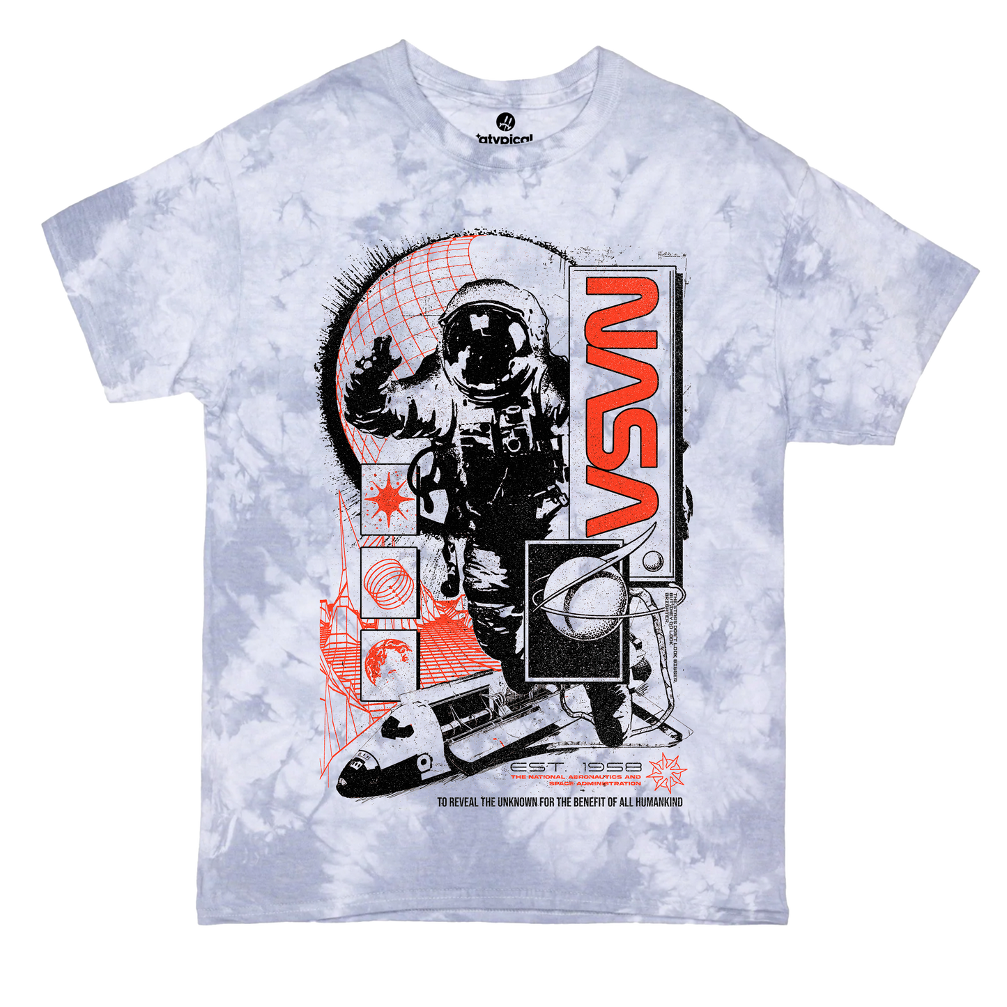 NASA Liftoff - Tie-Dye Tee Shirt (LTD 25)