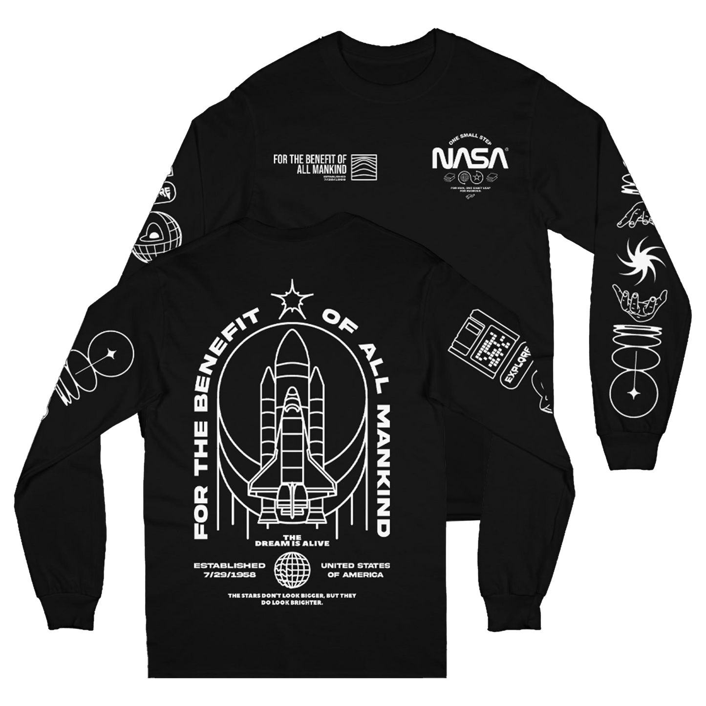 NASA Explore - Long Sleeve