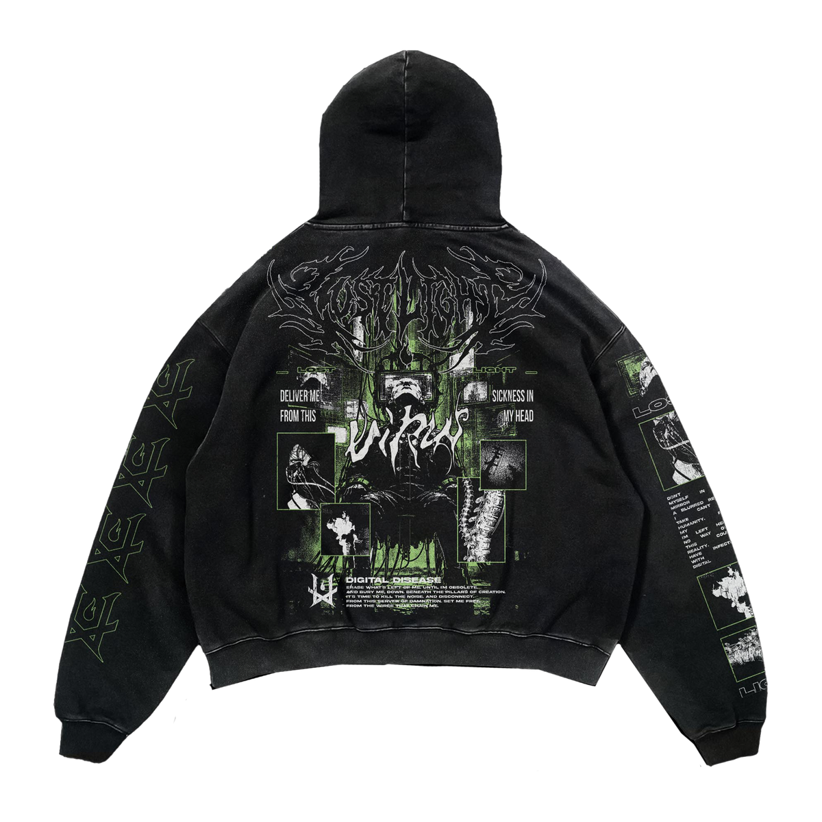 Lost Light x Atypical Digital Disease - Heavyweight Hoodie